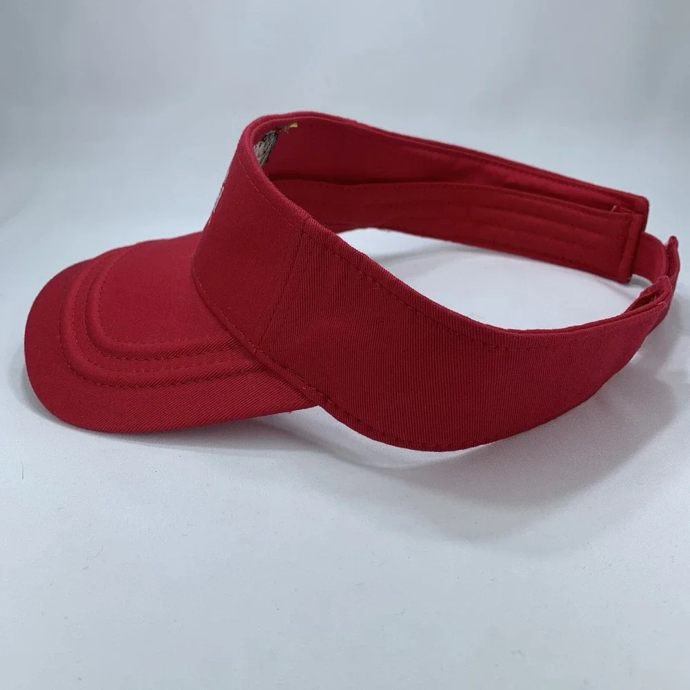 Watermelon Festival Visor Rush Springs Oklahoma Red Adjustable OSFM Otto Hat Cap